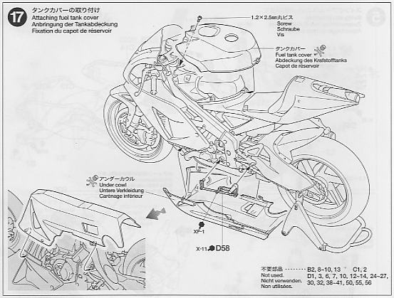 Repsol Honda RC211V`06 (Model Car) Assembly guide8