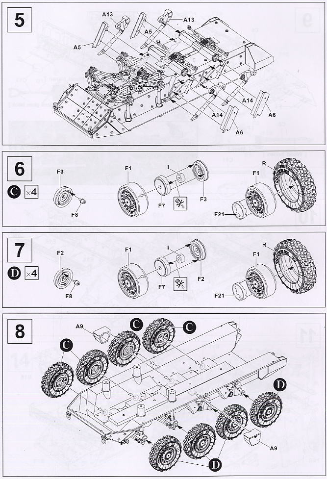 M1126 8x8 ICV Stryker (Plastic model) Assembly guide3