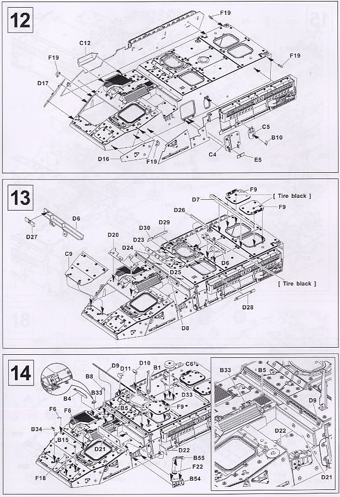M1126 8x8 ICV Stryker (Plastic model) Assembly guide5