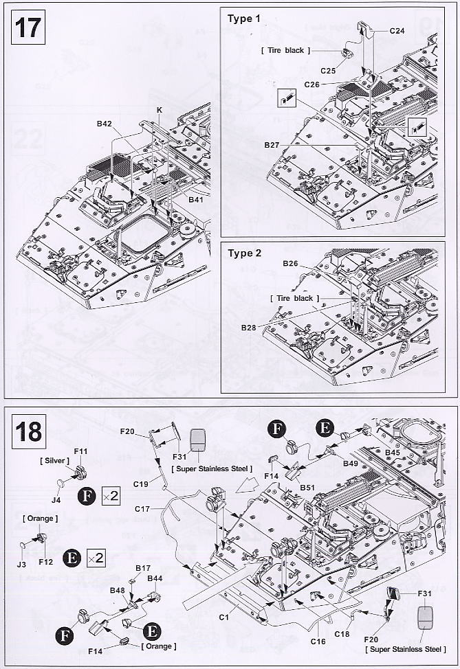 M1126 8x8 ICV Stryker (Plastic model) Assembly guide7