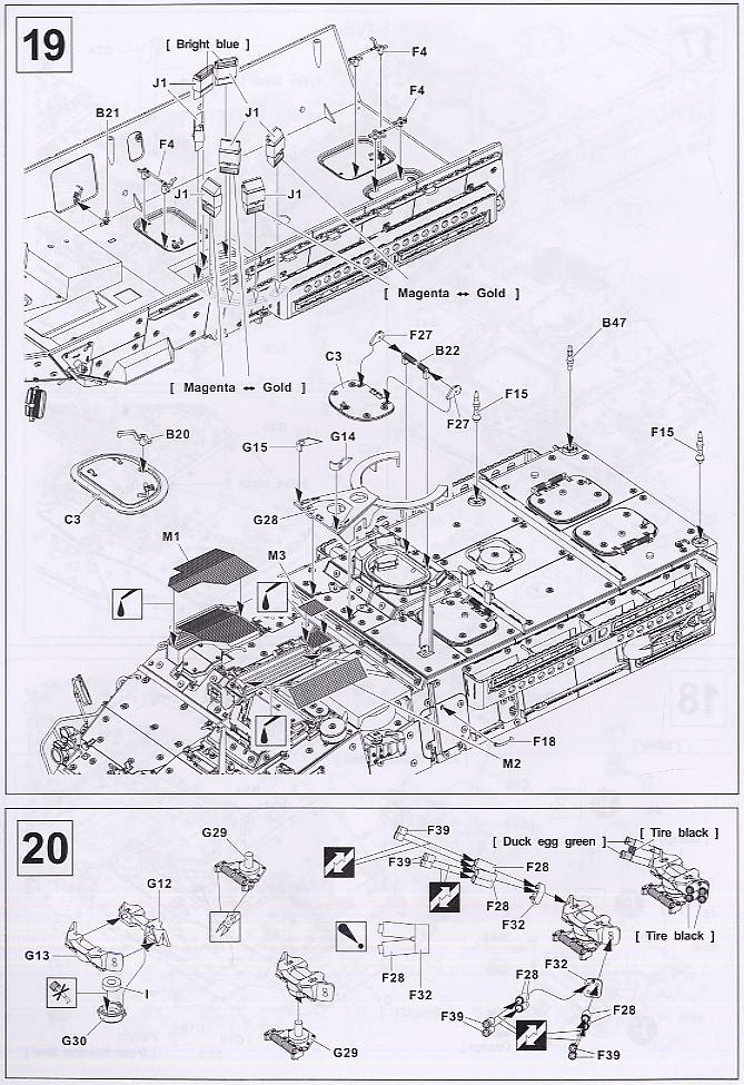 M1126 8x8 ICV Stryker (Plastic model) Assembly guide8