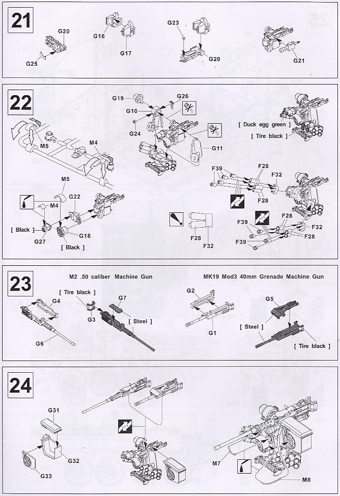 M1126 8x8 ICV Stryker (Plastic model) Assembly guide9