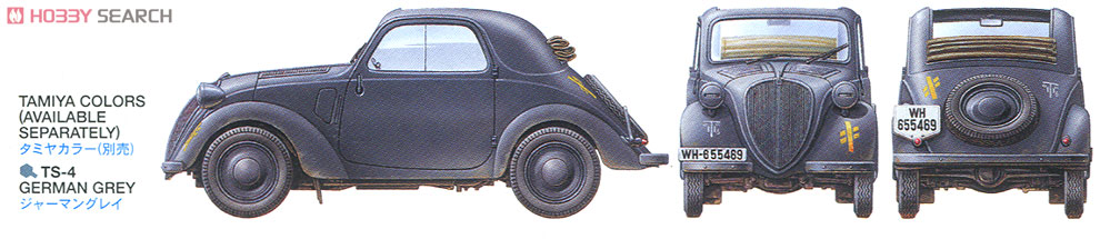 German Stuff Car Simca 5 (Plastic model) Color4