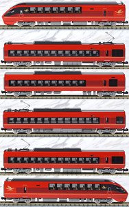 近畿日本鉄道 80000系 (ひのとり・6両編成) セット (6両セット) (鉄道模型)