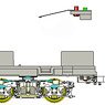 16番(HO) モハ101用トレーラーユニット完成品 (鉄道模型)