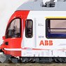Rhatische Bahn ABe8/12 3510 `ABB` (3両セット) ★外国形モデル (鉄道模型)