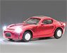 ジャストプラグ自動車 スポーツカー 赤 (白色ヘッドライト) (鉄道模型)
