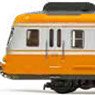SNCF, RGP2 diesel railcar, re-built version, orange/silver livery, ep. IV w/DCC sound (2両セット) (鉄道模型)