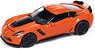 2019 シェビー コルベット Z06 セブリングオレンジ/ブラック (ミニカー)