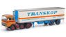(HO) メルセデスベンツ LPS 2032 冷蔵ボックスセミトレーラー `Transkop` (鉄道模型)