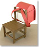 [みにちゅあーと] みにちゅあーとプチ 椅子とランドセル (赤) (組み立てキット) (鉄道模型)