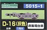 【 5015-1 】 台車 D-16 (灰色) (旧名称：日車D型京急用) (非集電台車) (1両分) (鉄道模型)