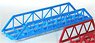 HOゲージサイズ 単線ポニートラス鉄橋L 組立キット (組み立てキット) (鉄道模型)