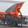 イギリス2軸貨車 MGR石炭ホッパー車 (シルバー/オレンジ) 【NR-301】 ★外国形モデル (鉄道模型)
