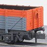 イギリス2軸貨車 イギリス国鉄無蓋車 (グレイ/オレンジ) 【NR-11R】 ★外国形モデル (鉄道模型)