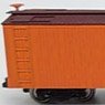 アメリカ 冷蔵車A (US Reefer 40ft Wood A) ペーパーキット (組み立てキット) ★外国形モデル (鉄道模型)