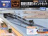 Fine Track レールセット 複線化両渡りポイントセット (レールパターンD) (鉄道模型)