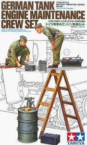ドイツ戦車兵エンジン整備セット (プラモデル)