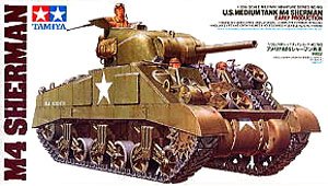 アメリカM4シャーマン戦車初期型 (プラモデル)