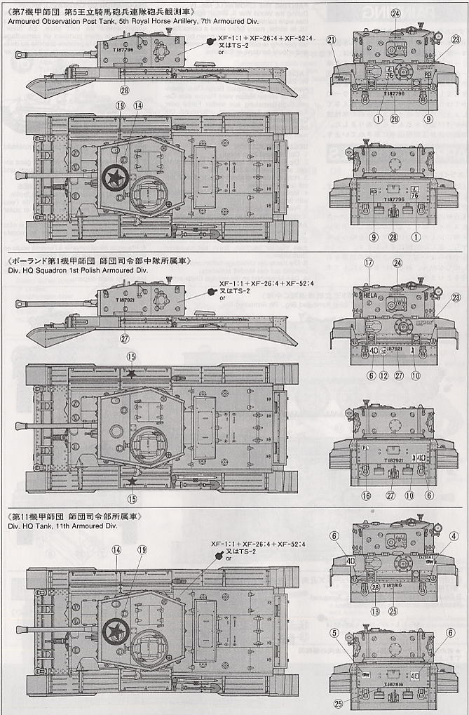 イギリス巡航戦車 クロムウェルMk.IV (プラモデル) 塗装3