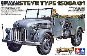 ドイツ大型軍用乗用車 シュタイヤー1500A/01 (プラモデル)