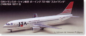 日本トランスオーシャン航空 ボーイング 737-400“スカイマンタ” (プラモデル)