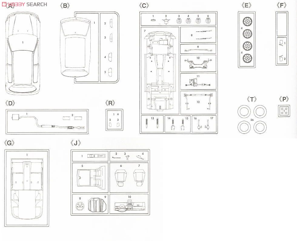 Honda Civic SiR II (Model Car) Assembly guide6