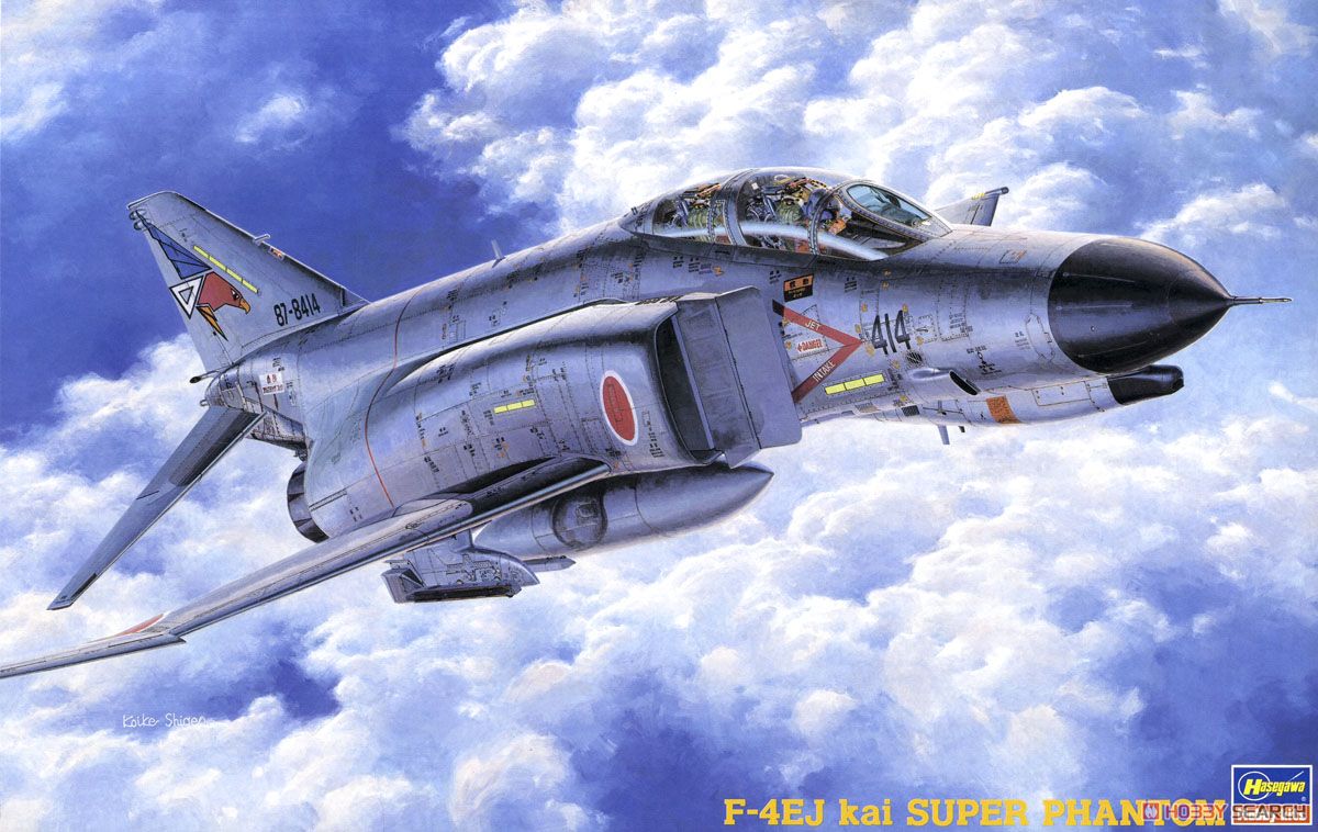 F-4EJ改 スーパーファントム w/ワンピースキャノピー (プラモデル) パッケージ1