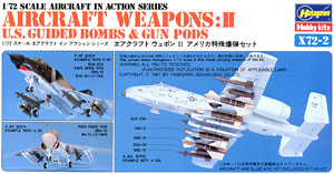 Aircraft Weapons II Guided Bombs & Gun Pods (Plastic model)
