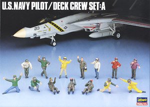 U.S. Navy Pilot / Deck Crew Set A (Plastic model)