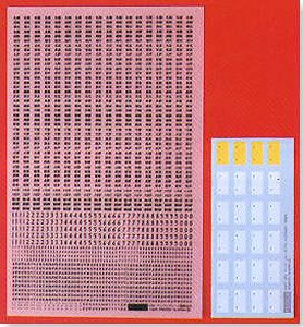 Number Plate Decal, East Japan (Model Car)
