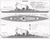 ドイツ巡洋戦艦 シャルンホルスト (プラモデル) 塗装1