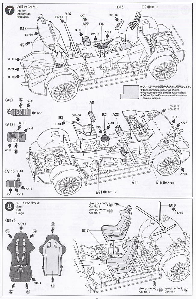 Subaru Impreza WRC `98 Monte Carlo (Model Car) Assembly guide4
