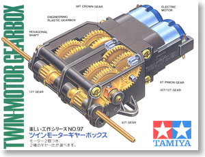 ツインモーターギヤーボックス (工作キット)