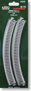 Unitrack Curved Track R282-45 degree (R11-45 degree) < R282-45 > (4pcs.) (Model Train)