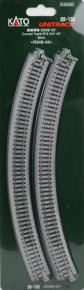 Unitrack Curved Track R348-45 degree (R13 3/4-45 degree) < R348-45 > (4pcs.) (Model Train)