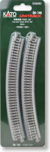 Unitrack Curved Track R381-30 degree (R15-30 degree) < R381-30 > (4pcs.) (Model Train)