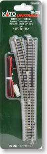 Unitrack Electric Turnout #6, Left R718-15degrees (R28 1/4``-15degrees) < EP718-15L > 1pc. (Model Train)