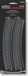 Unitrack Single Track Curved Viaduct R348-30 degree (R13 3/4-30 degree) < R348-30V > (2pcs.) (Model Train)