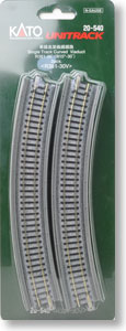 Unitrack Single Track Curved Viaduct R381-30 degree (R15-30 degree) < R381-30V > (2pcs.) (Model Train)