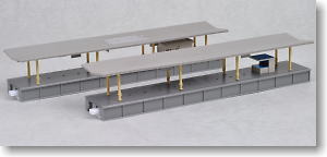 Unitrack Island Platform Complete Set. (1 Set) (Model Train)