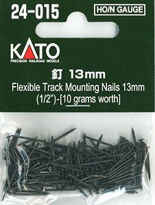 Flexible Track Mounting Nails 13mm (1/2``) - [10 grams worth] (Model Train)