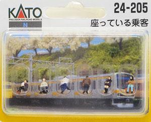 (N)人形 : 座っている乗客 (鉄道模型)