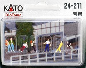 DioTown (N)人形 : 若者 (鉄道模型)