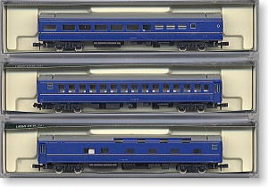 24系25形 金帯 3両増結セット (増結・3両セット) (鉄道模型)