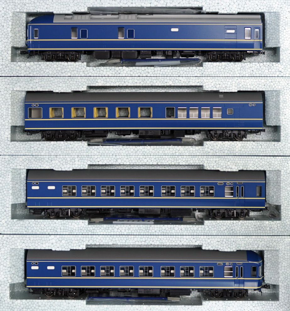16番(HO) 20系 特急形寝台客車 (基本・4両セット) (鉄道模型) 商品画像7