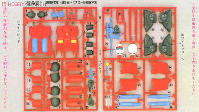 RX-77 ガンキャノン (ガンプラ) 設計図4