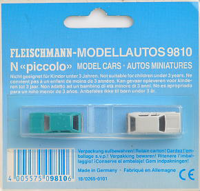 N < Piccolo > Model Cars/Autos Miniatures VW GOLF (2pcs.) (Model Train)