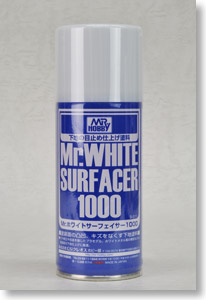 B511 Mr.ホワイトサーフェイサー1000 (スプレー) (170ml) (下地材)