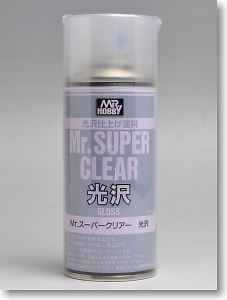 B513 Mr.スーパークリアー 光沢 (溶剤系スプレー) (170ml) (コート材)